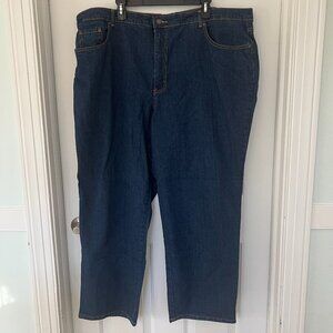 NWT Kim Rogers dark-wash jeans size 24W short